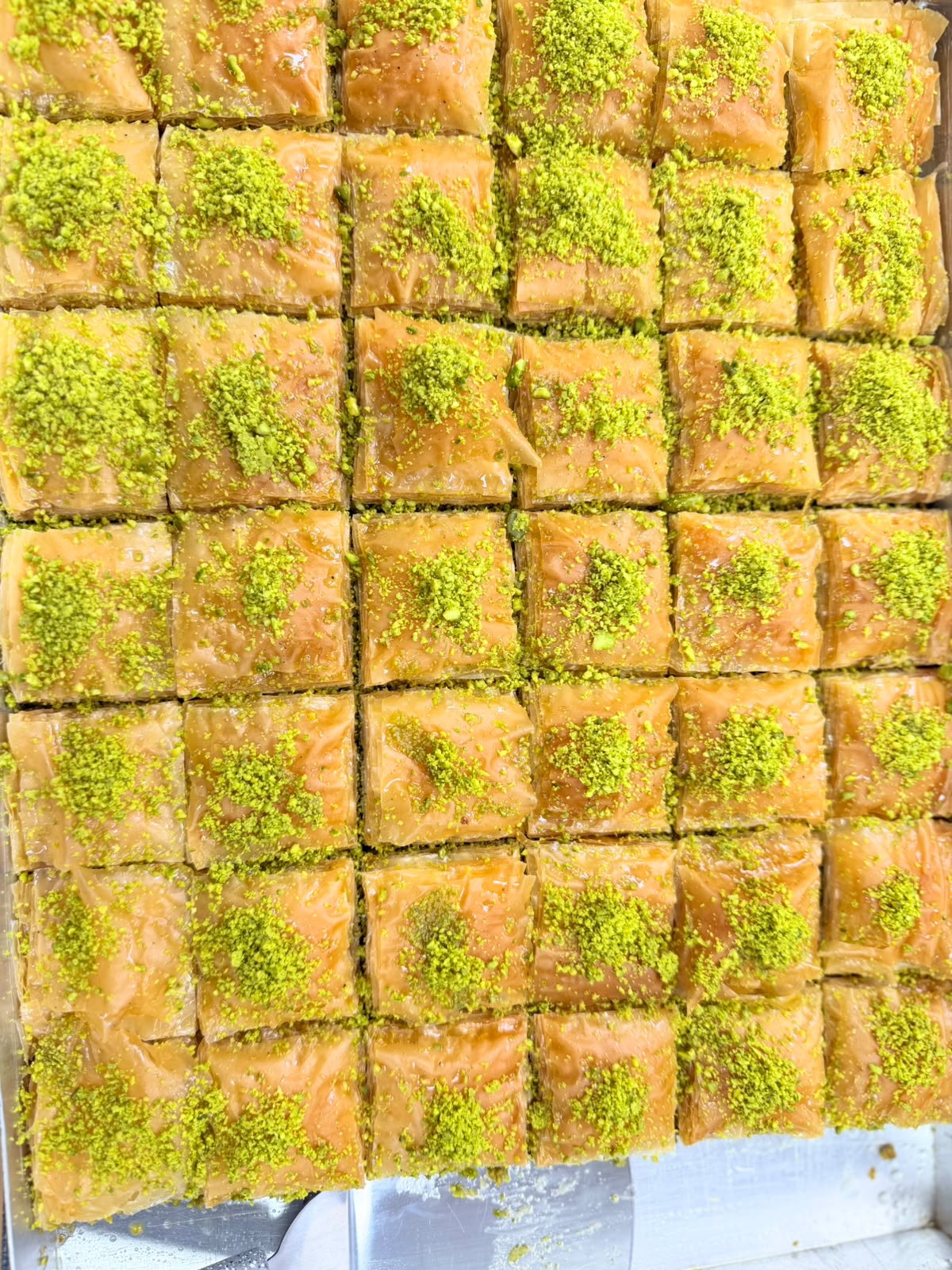 Baklava turco artesanal con pistacho